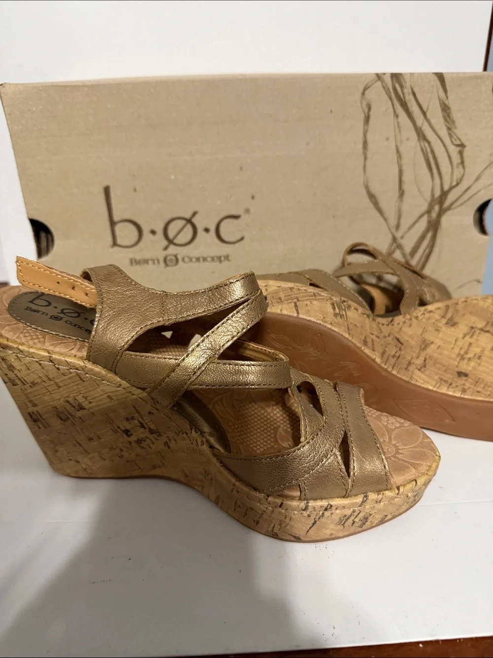b.o.c. strappy leather